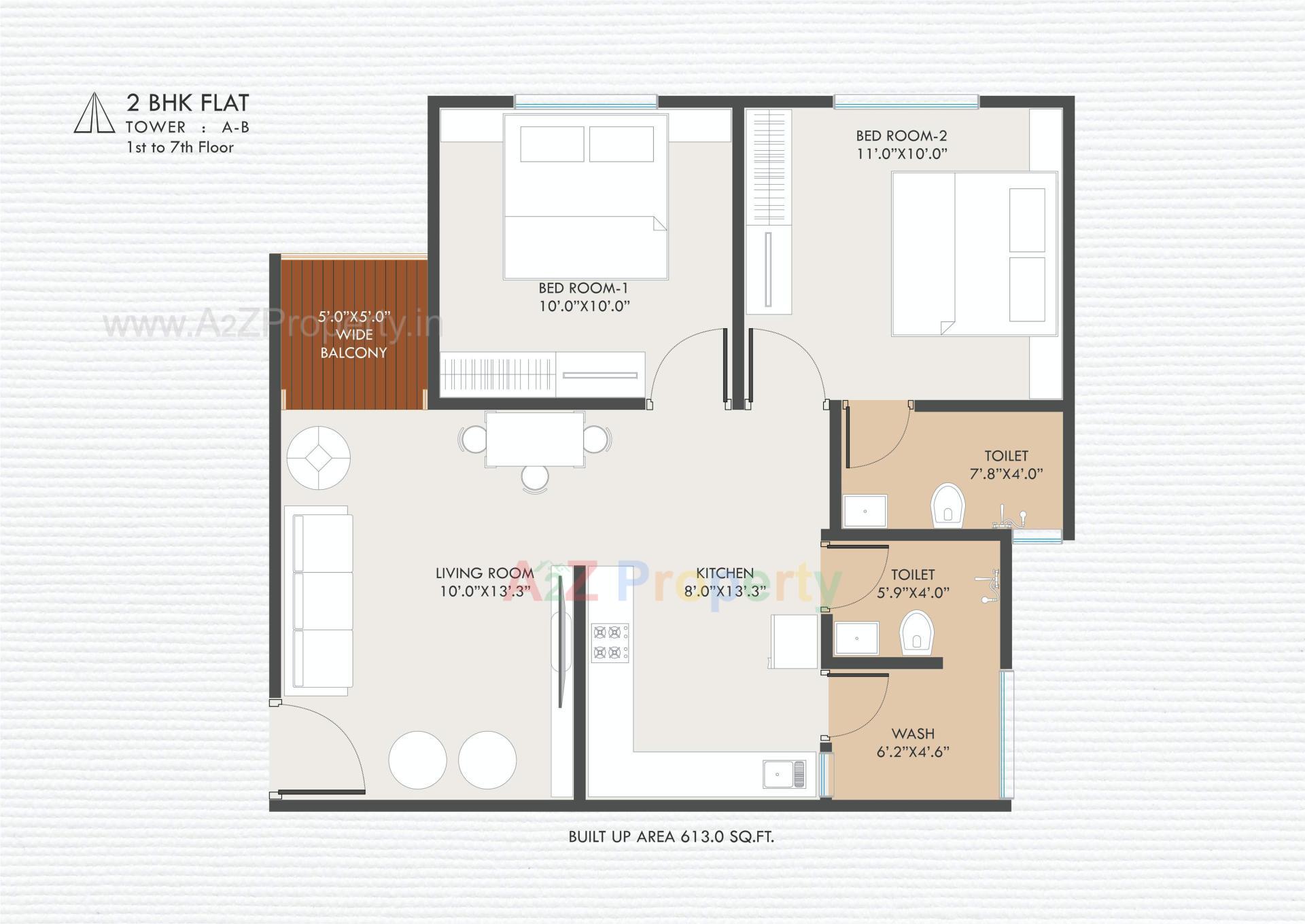 Layout of real estate project Aisha Park located at Gorwa, Vadodara, Gujarat