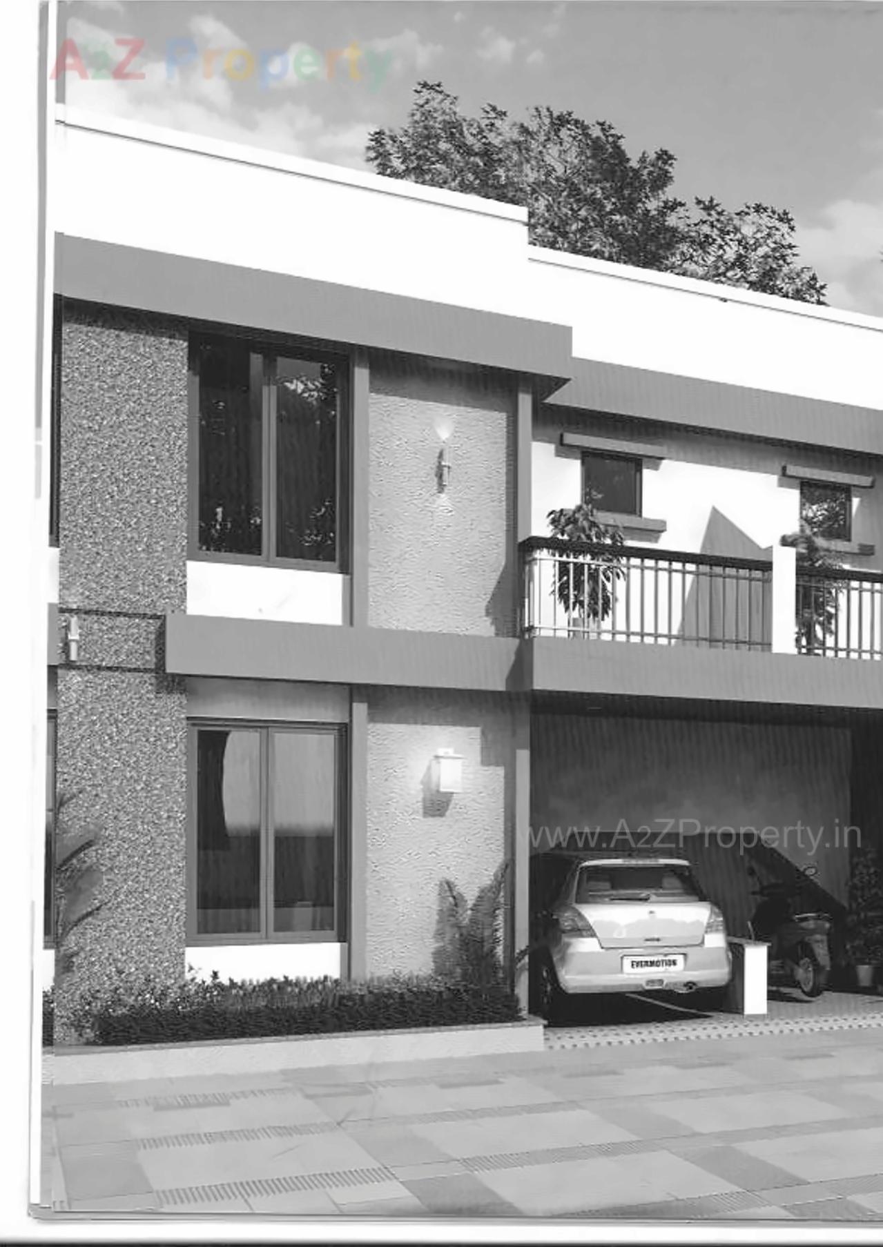 3D Elevation of real estate project Akshar City located at Kelanpur, Vadodara, Gujarat