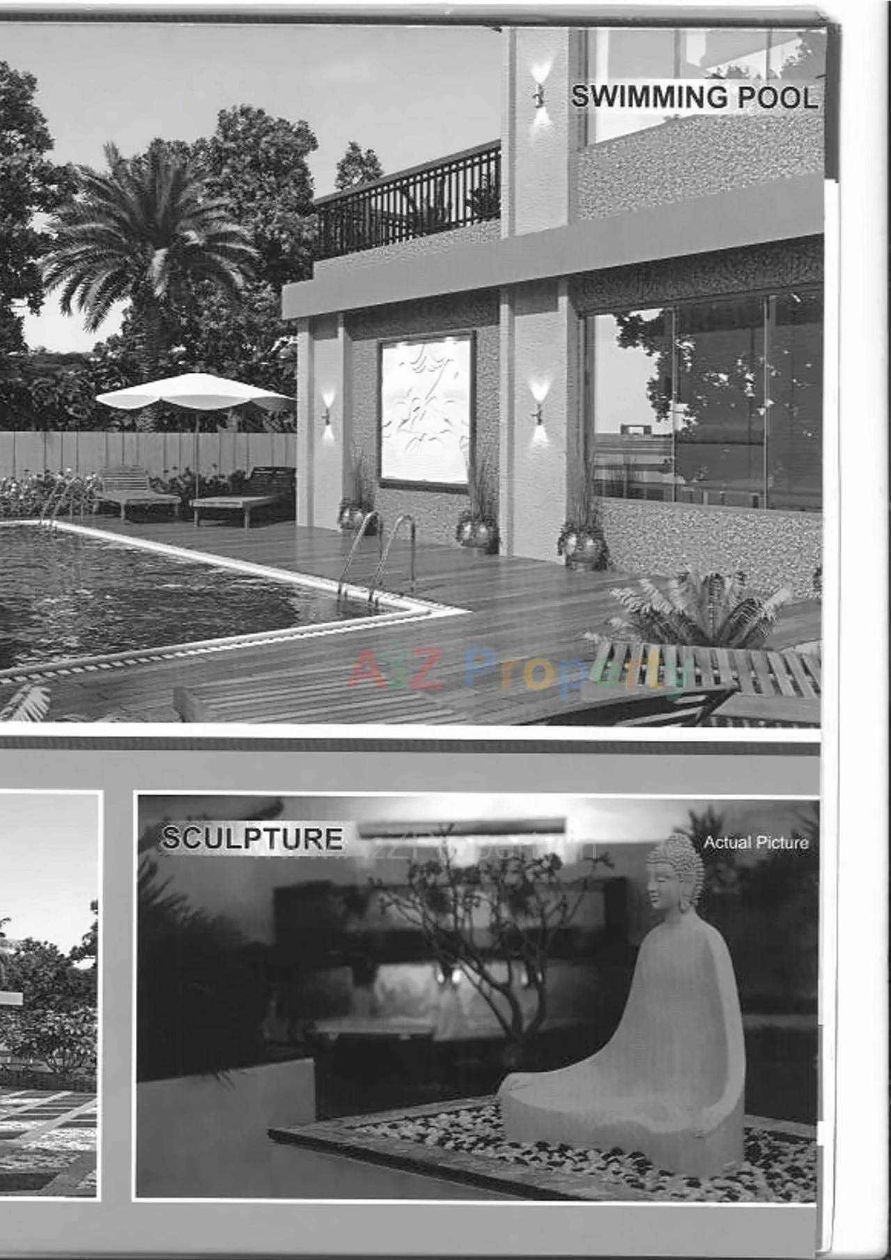 3D Elevation of real estate project Akshar City located at Kelanpur, Vadodara, Gujarat