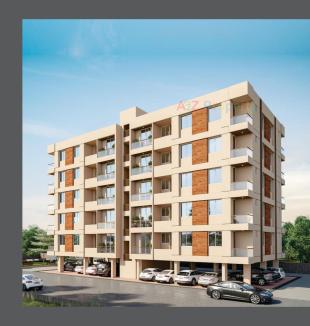 Elevation of real estate project Akshar Green located at Atladra, Vadodara, Gujarat