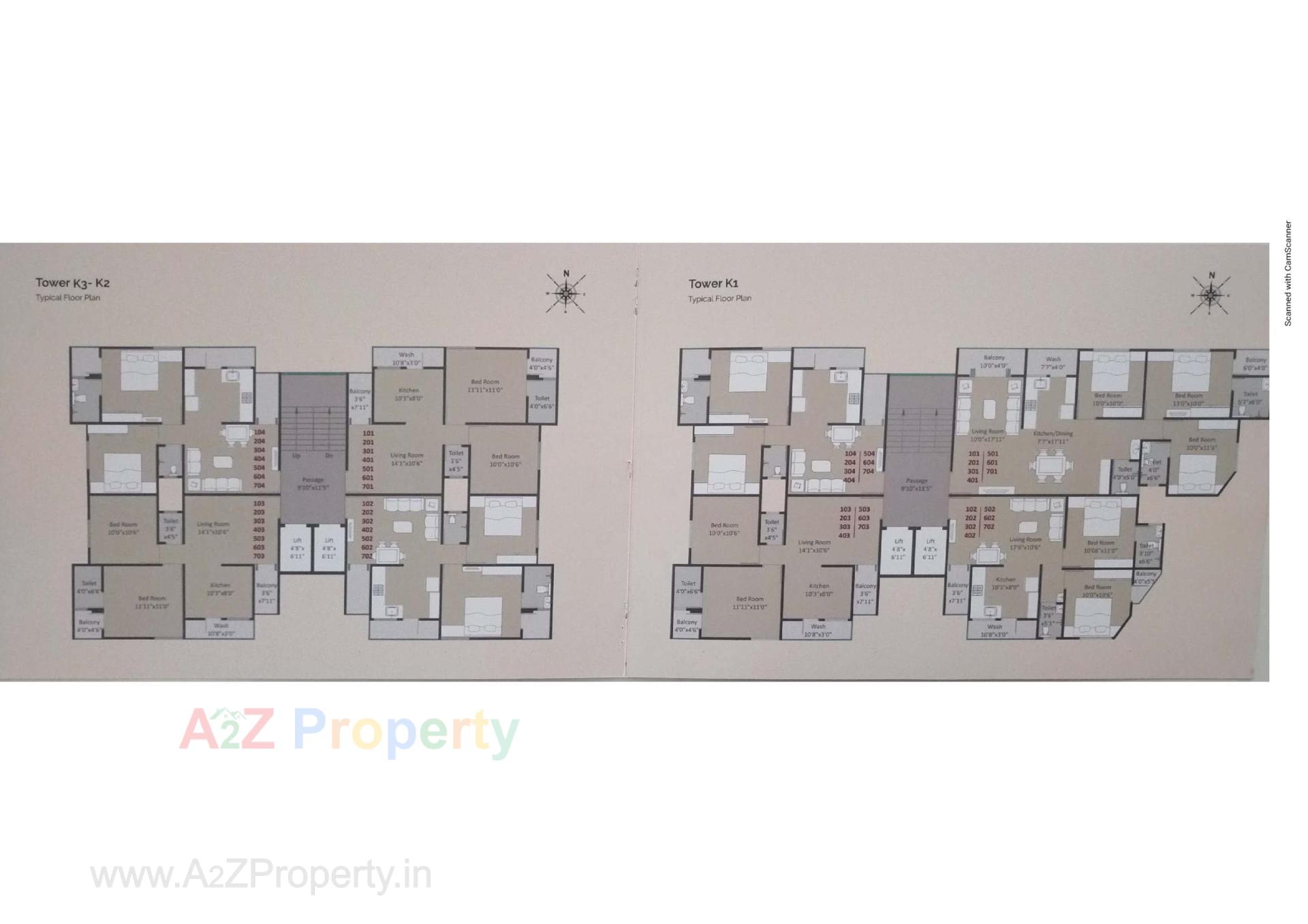 Layout of real estate project Akshar Heights Ii located at Padra, Vadodara, Gujarat