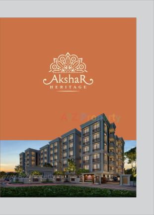 Elevation of real estate project Akshar Heritage located at Harni, Vadodara, Gujarat