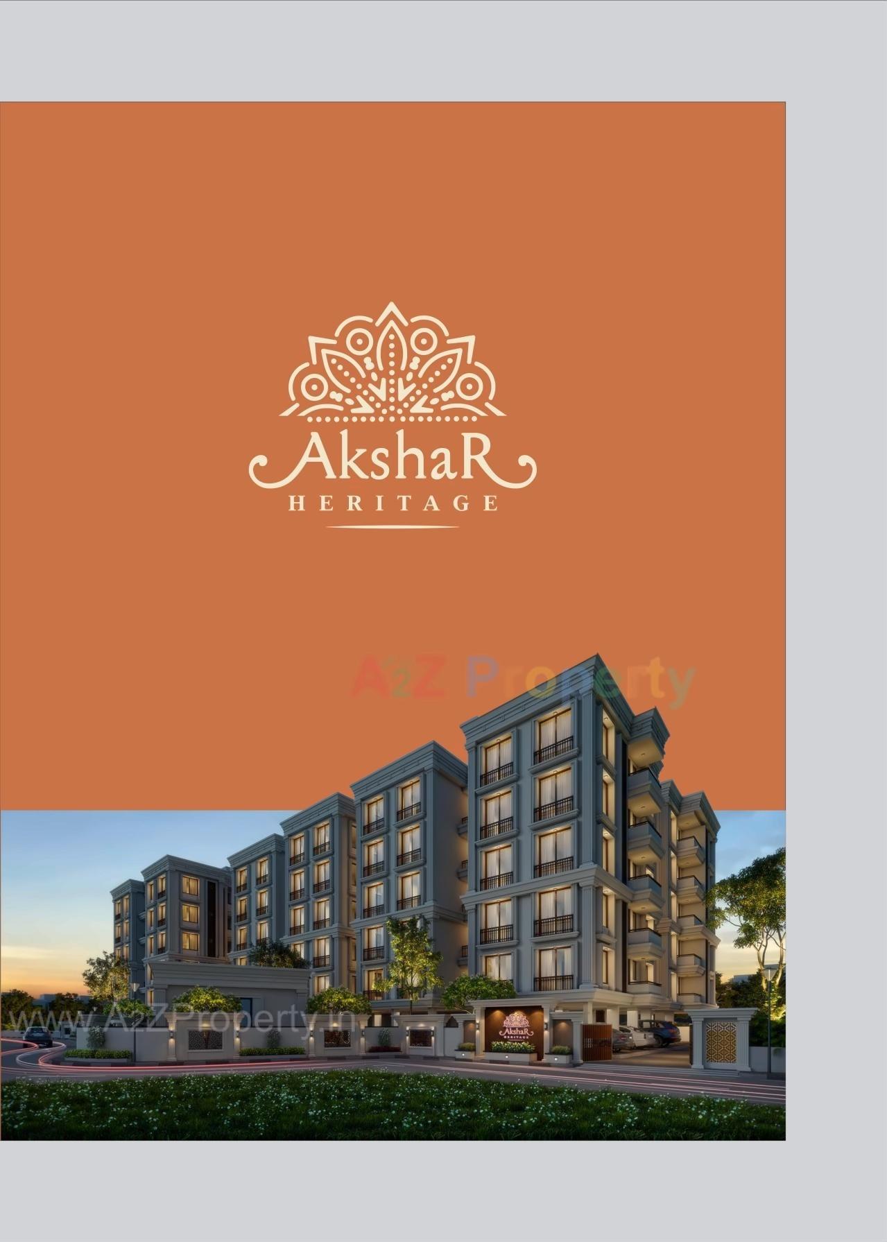 3D Elevation of real estate project Akshar Heritage located at Harni, Vadodara, Gujarat