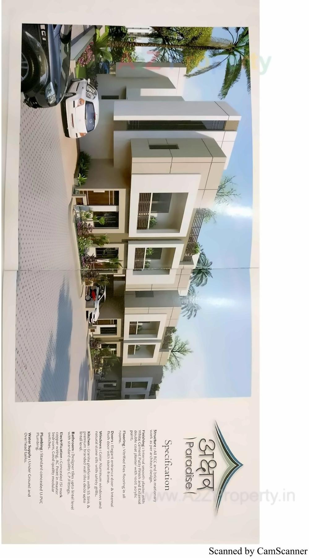 Layout of real estate project Akshar Paradise located at Kalali, Vadodara, Gujarat