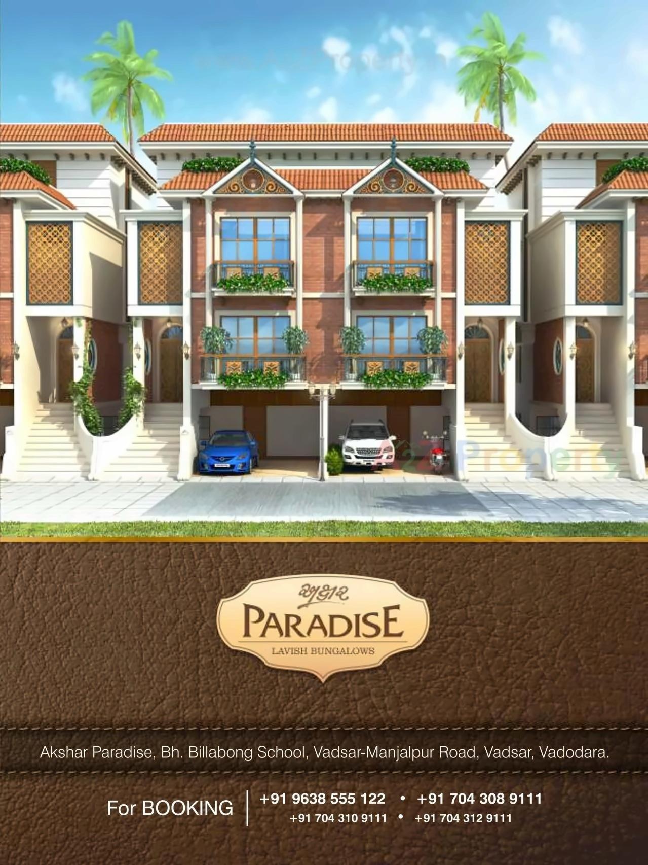 3D Elevation of real estate project Akshar Paradise located at Vadsar, Vadodara, Gujarat