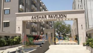 Elevation of real estate project Akshar Pavilion located at Gotri, Vadodara, Gujarat