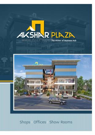 Elevation of real estate project Akshar Plaza located at Padra, Vadodara, Gujarat