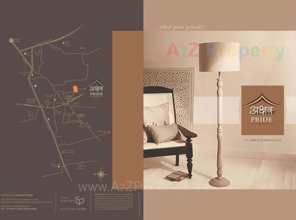  of real estate project Akshar Pride located at Kalali, Vadodara, Gujarat