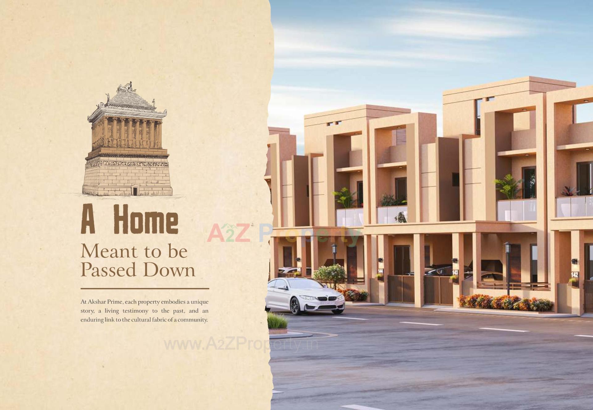 3D Elevation of real estate project Akshar Prime located at Kelanpur, Vadodara, Gujarat