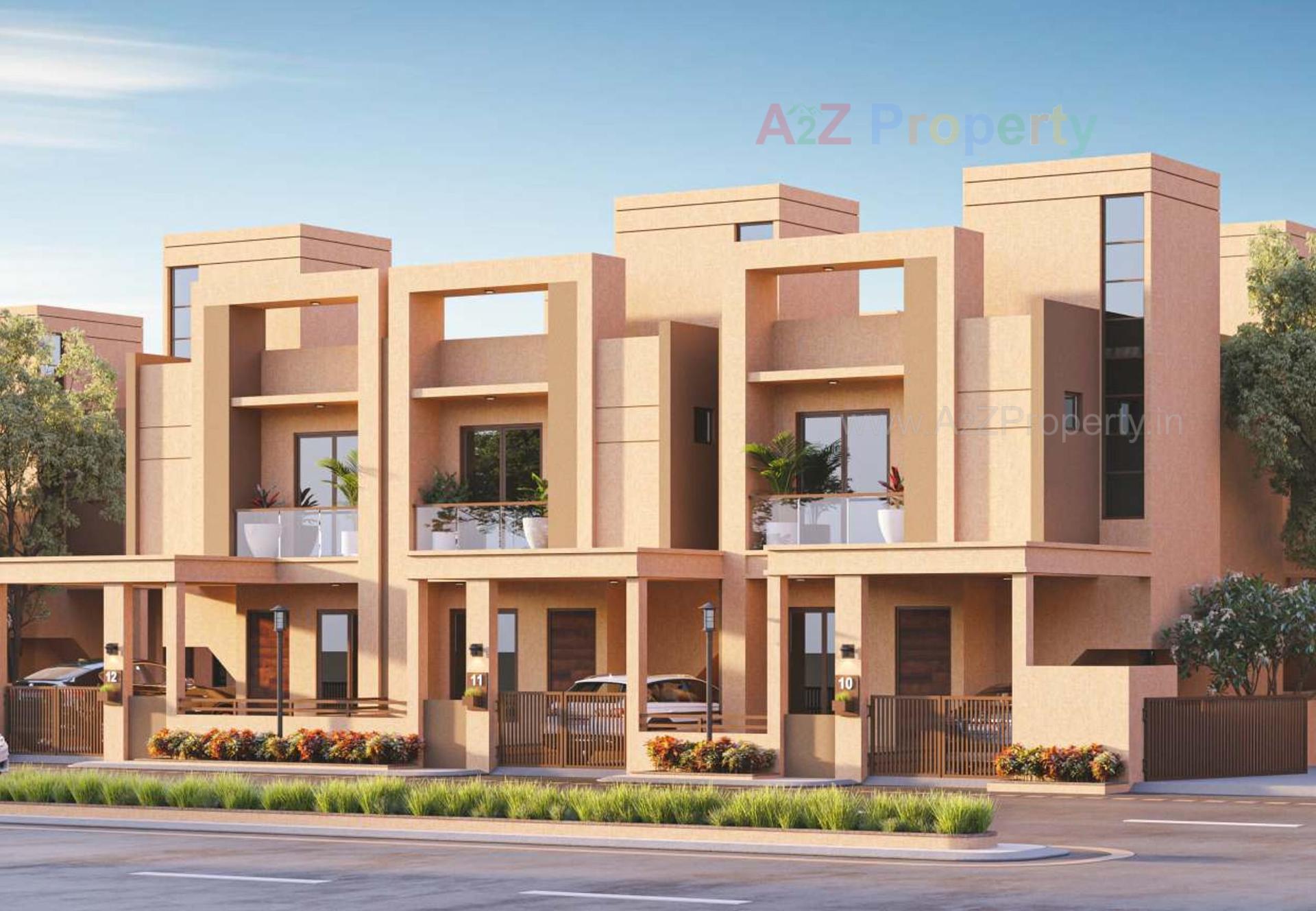 3D Elevation of real estate project Akshar Prime located at Kelanpur, Vadodara, Gujarat