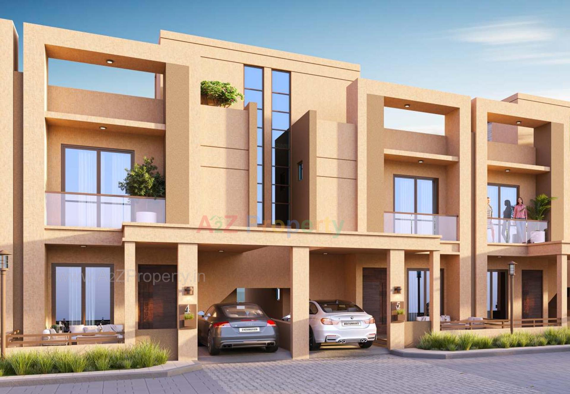 3D Elevation of real estate project Akshar Prime located at Kelanpur, Vadodara, Gujarat