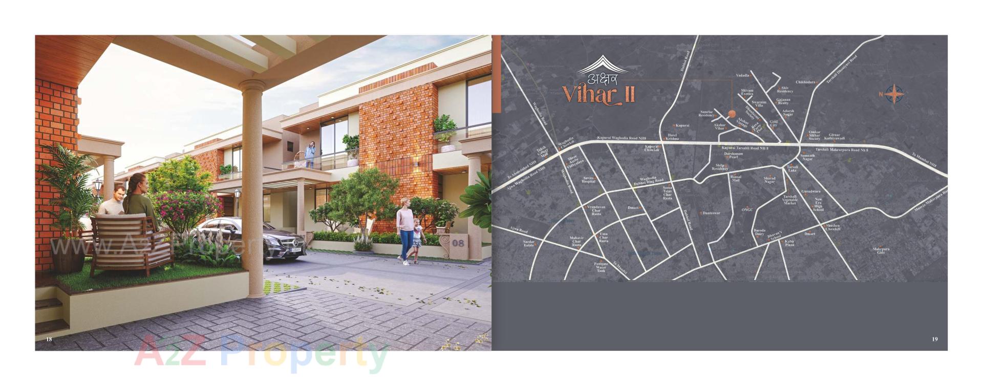  of real estate project Akshar Vihar Ii located at Tarsali, Vadodara, Gujarat