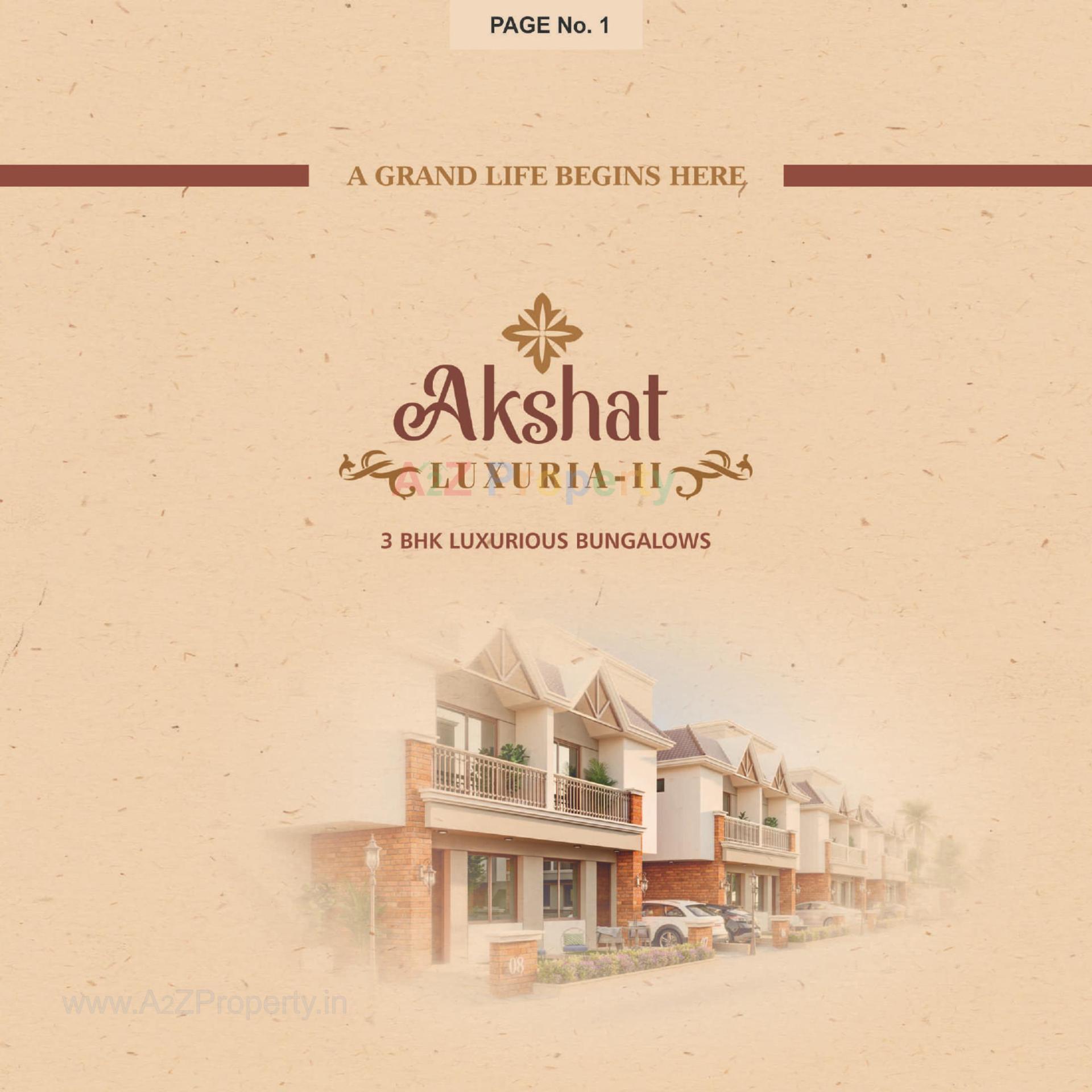  of real estate project Akshat Luxuria Ii located at Kapurai, Vadodara, Gujarat