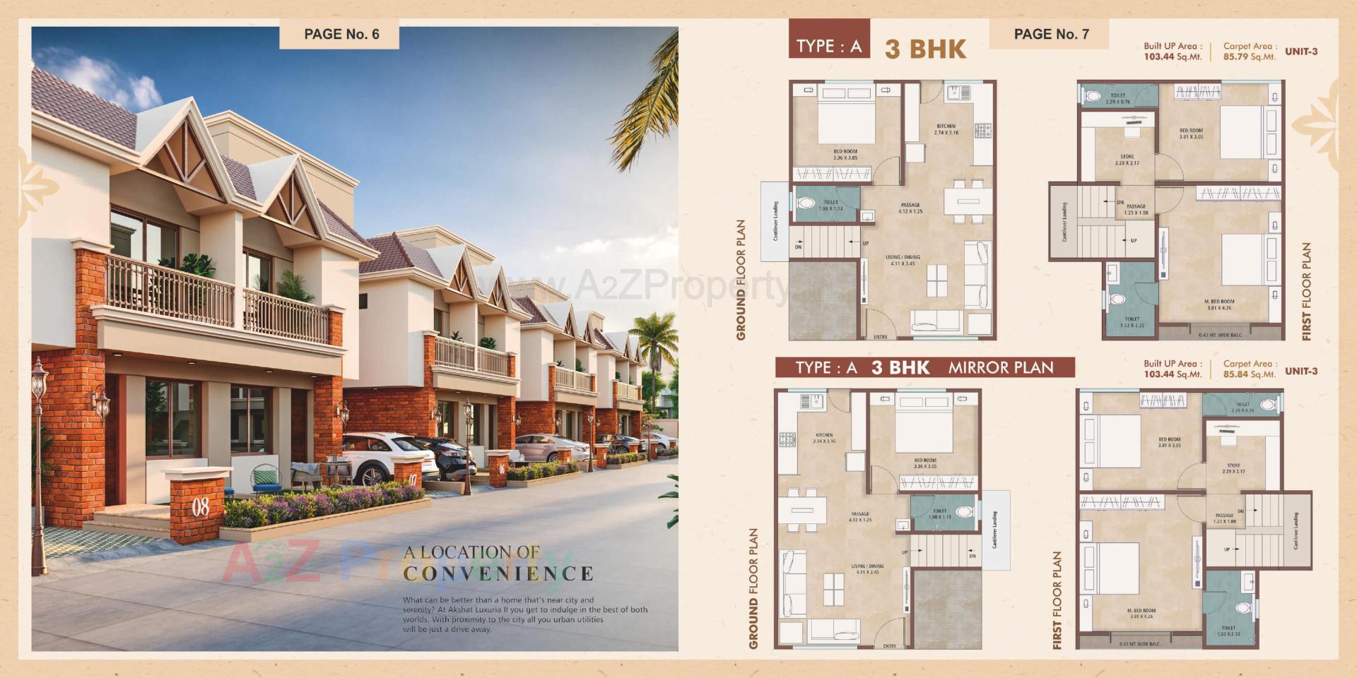 Layout of real estate project Akshat Luxuria Ii located at Kapurai, Vadodara, Gujarat