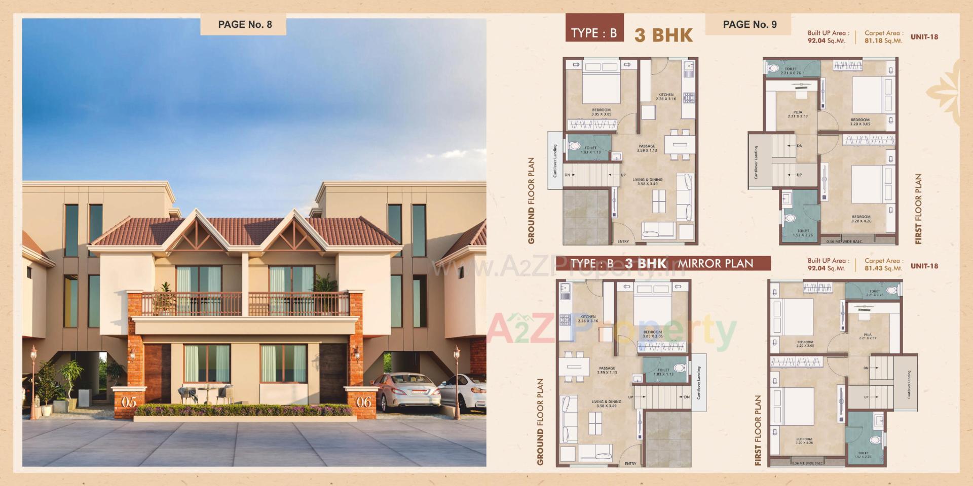 Layout of real estate project Akshat Luxuria Ii located at Kapurai, Vadodara, Gujarat