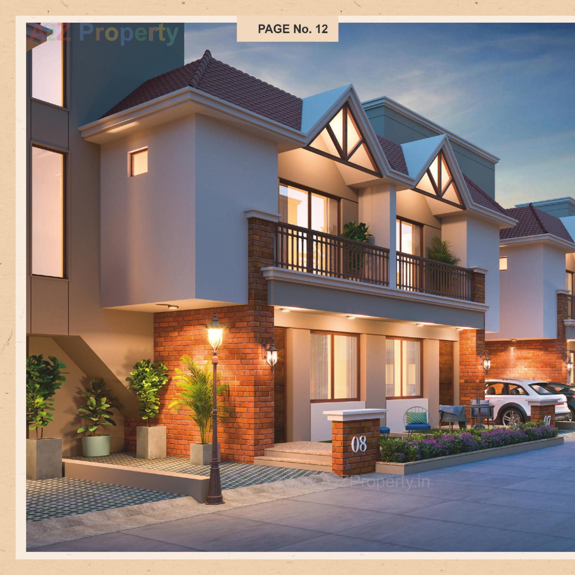 3D Elevation of real estate project Akshat Luxuria Ii located at Kapurai, Vadodara, Gujarat