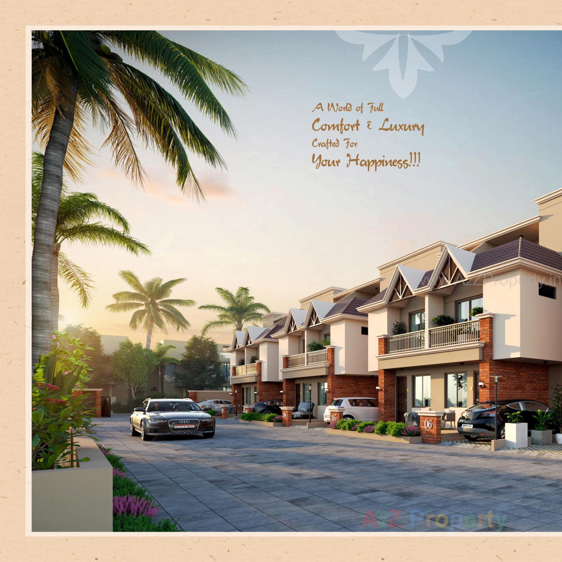 3D Elevation of real estate project Akshat Luxuria located at Kapurai, Vadodara, Gujarat