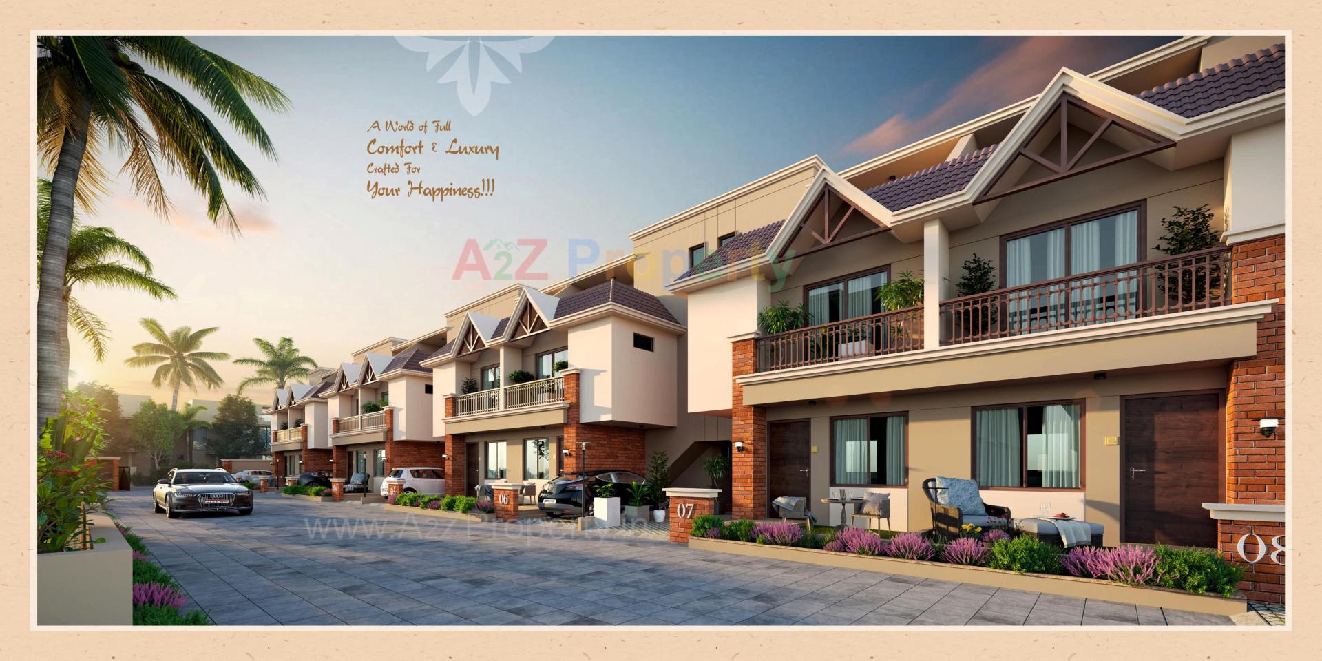 3D Elevation of real estate project Akshat Luxuria located at Kapurai, Vadodara, Gujarat