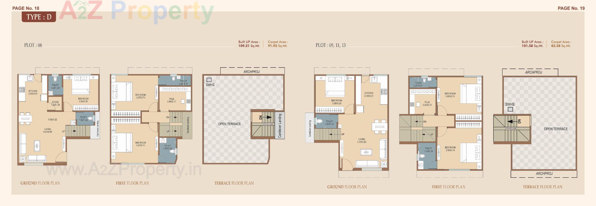 Layout of real estate project Akshat Villa located at Kapurai, Vadodara, Gujarat