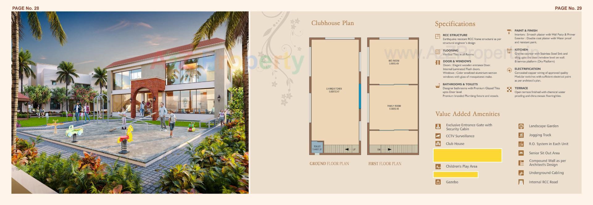  of real estate project Akshat Villa located at Kapurai, Vadodara, Gujarat