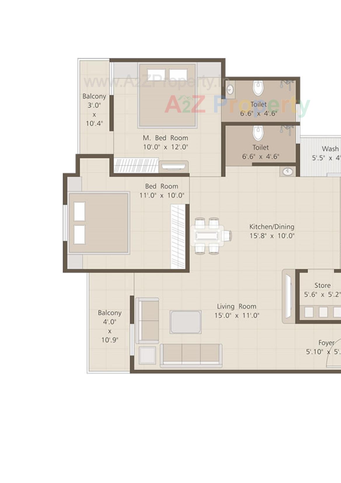 Layout of real estate project Al Ameen Park located at Tandalja, Vadodara, Gujarat