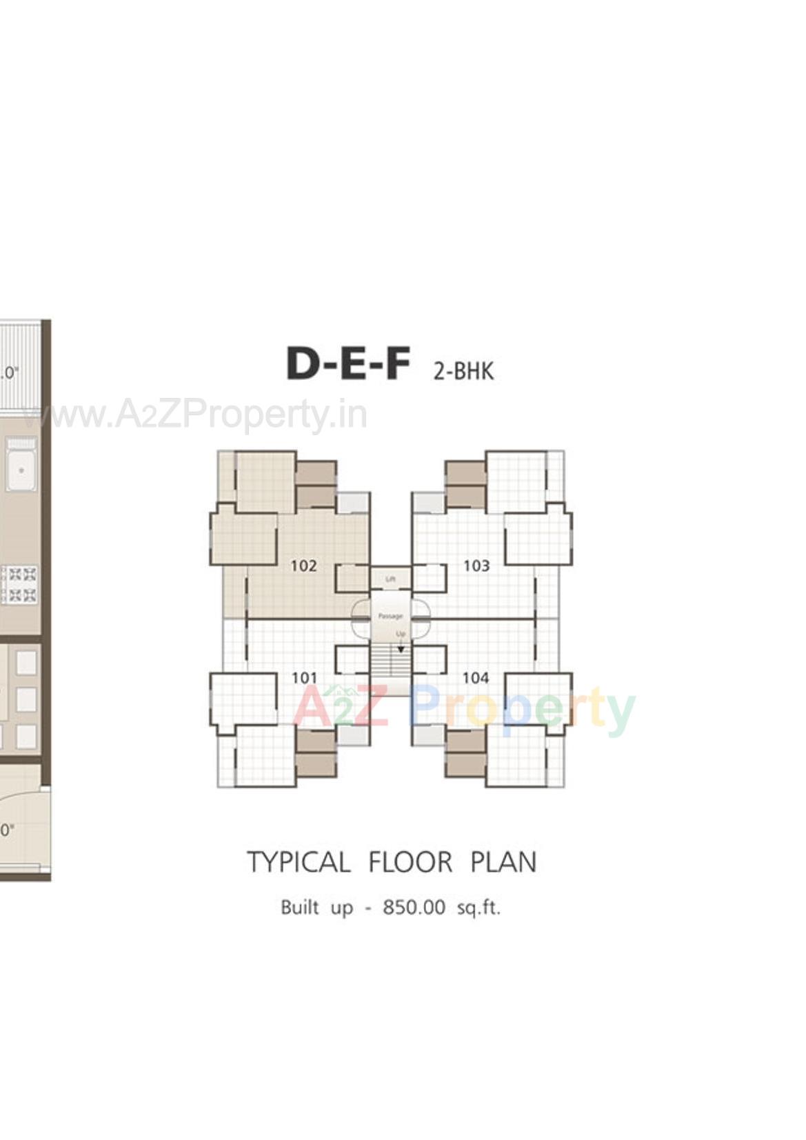 Layout of real estate project Al Ameen Park located at Tandalja, Vadodara, Gujarat