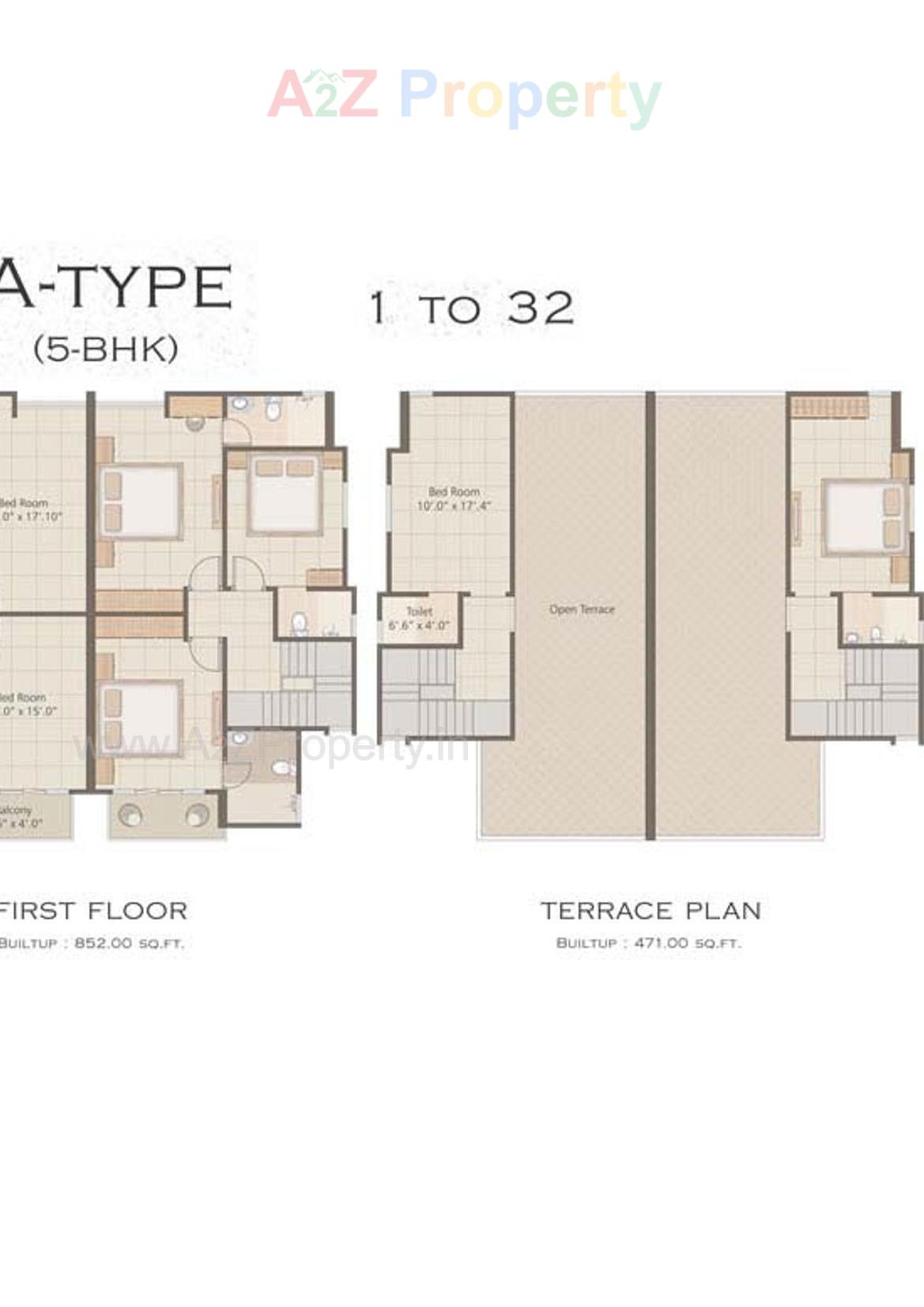Layout of real estate project Al Ameen Park located at Tandalja, Vadodara, Gujarat