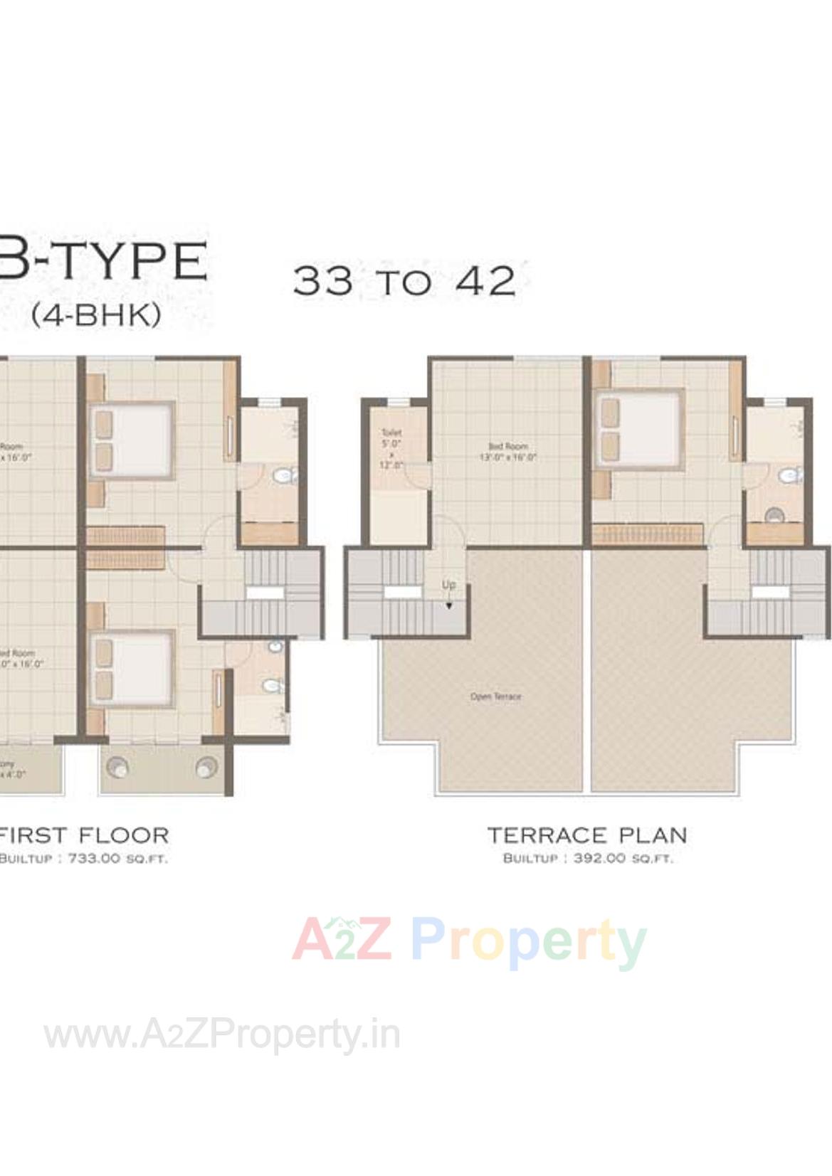 Layout of real estate project Al Ameen Park located at Tandalja, Vadodara, Gujarat