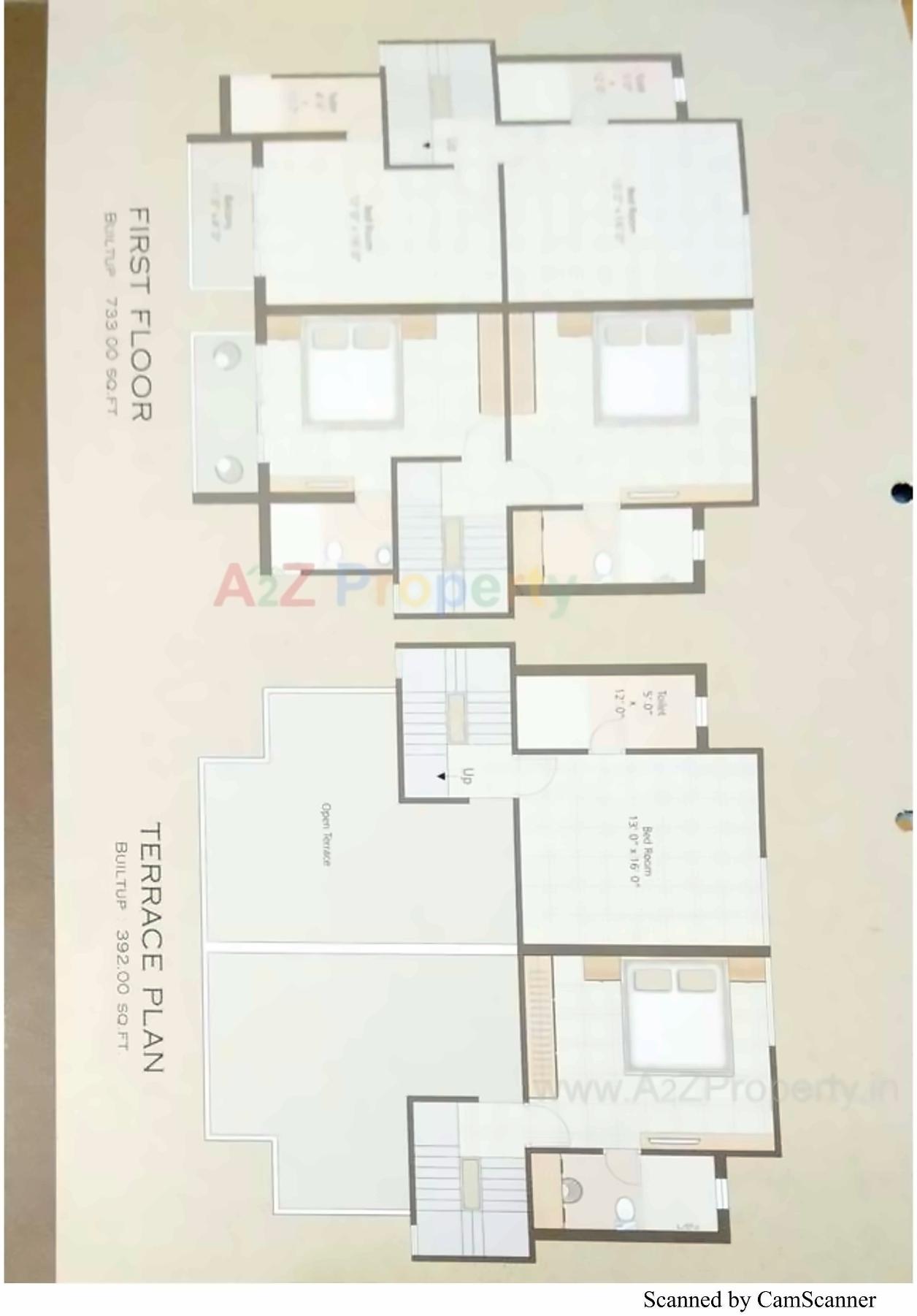 Layout of real estate project Al Ameen Park located at Tandalaja, Vadodara, Gujarat