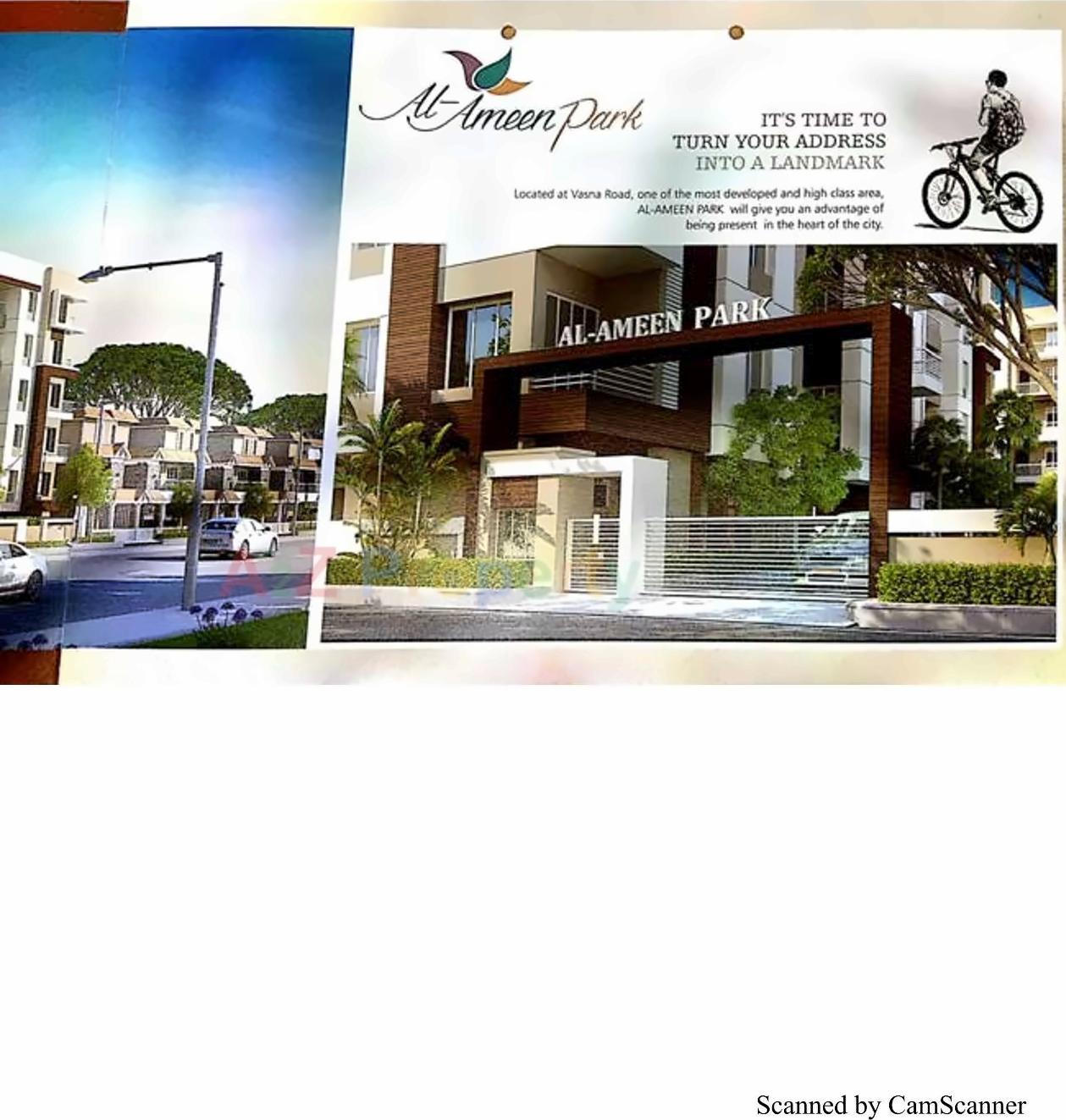 3D Elevation of real estate project Al Ameen Park located at Tandalaja, Vadodara, Gujarat