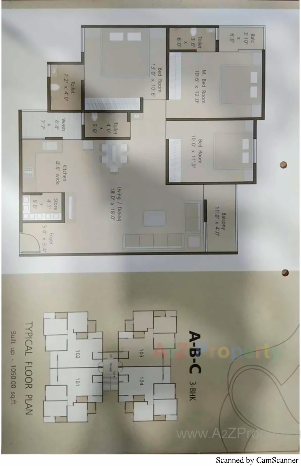 Layout of real estate project Al Ameen Park located at Tandalaja, Vadodara, Gujarat