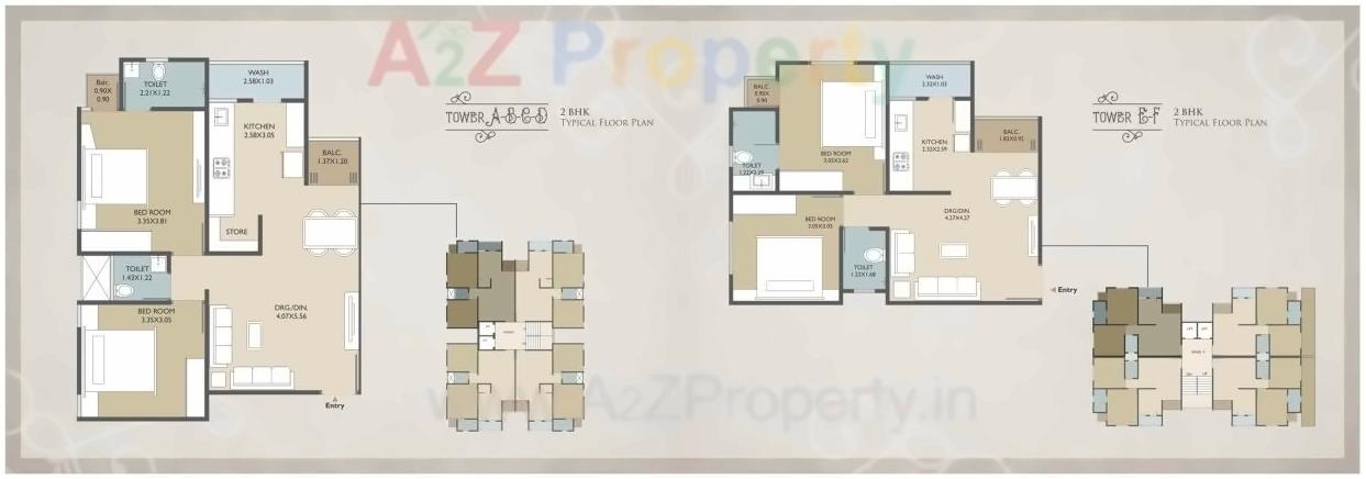 Layout of real estate project Al Hatim located at Tandalaja, Vadodara, Gujarat