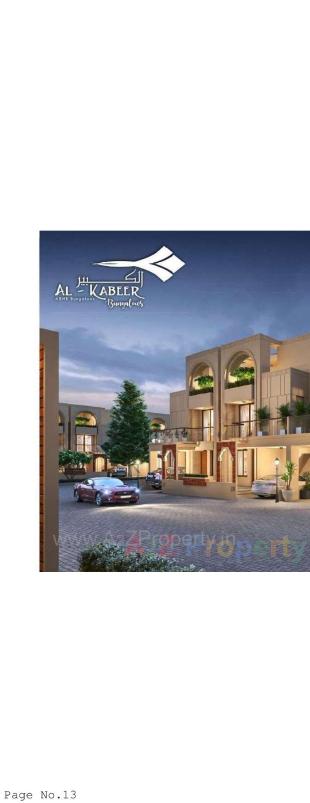 Elevation of real estate project Al Kabeer Bungalows located at Tandalja, Vadodara, Gujarat