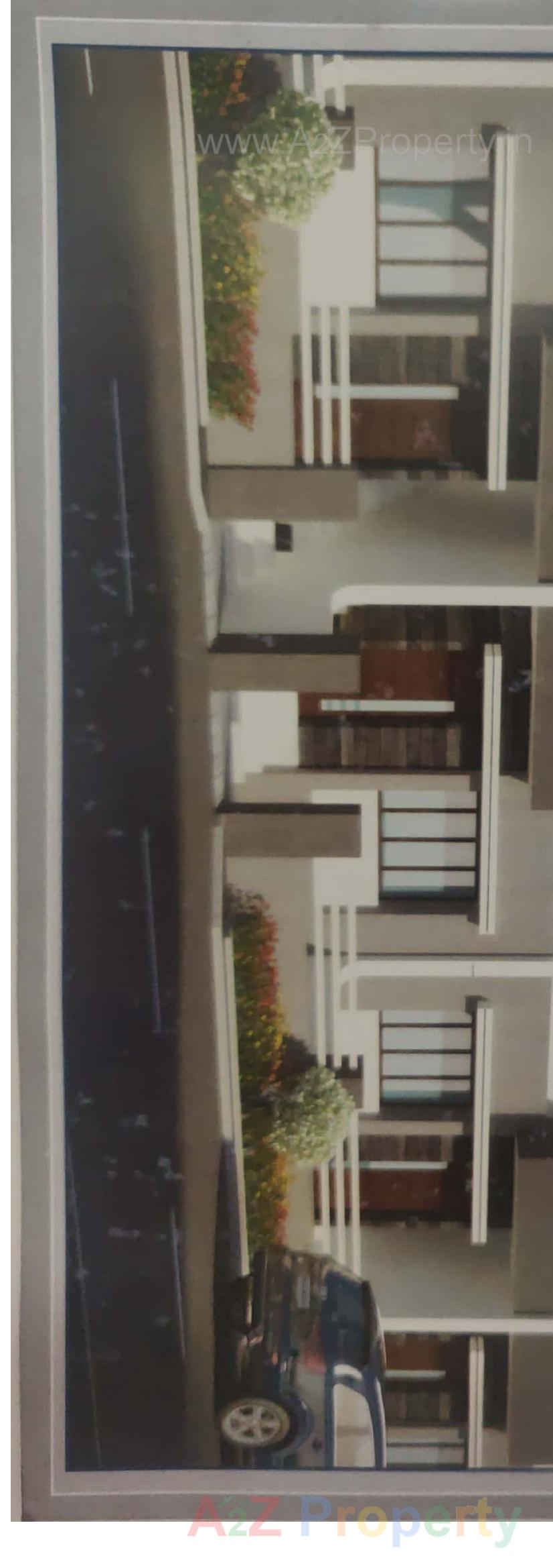 3D Elevation of real estate project Al Kabir Residency located at Padra, Vadodara, Gujarat