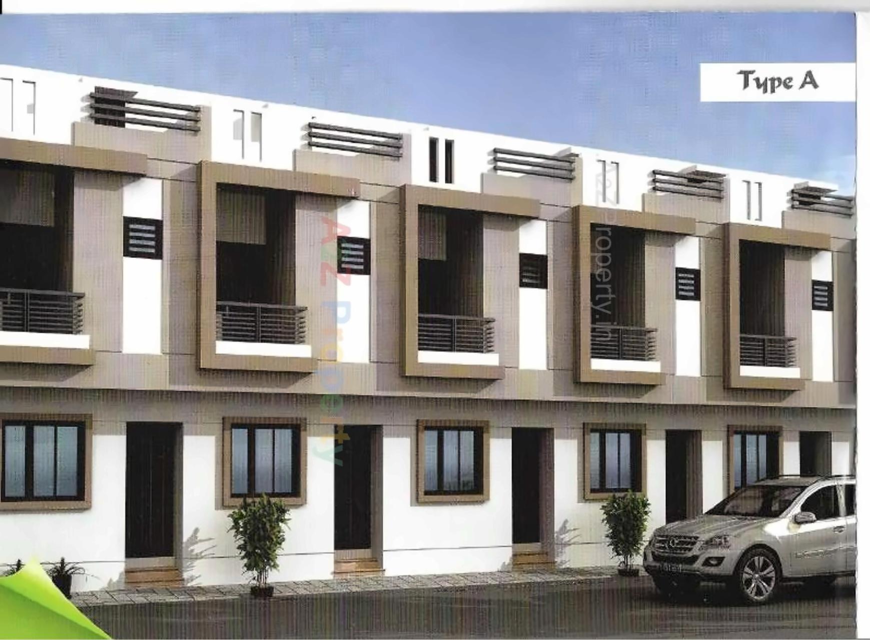 3D Elevation of real estate project Al Marhaba Park located at Karodiya, Vadodara, Gujarat