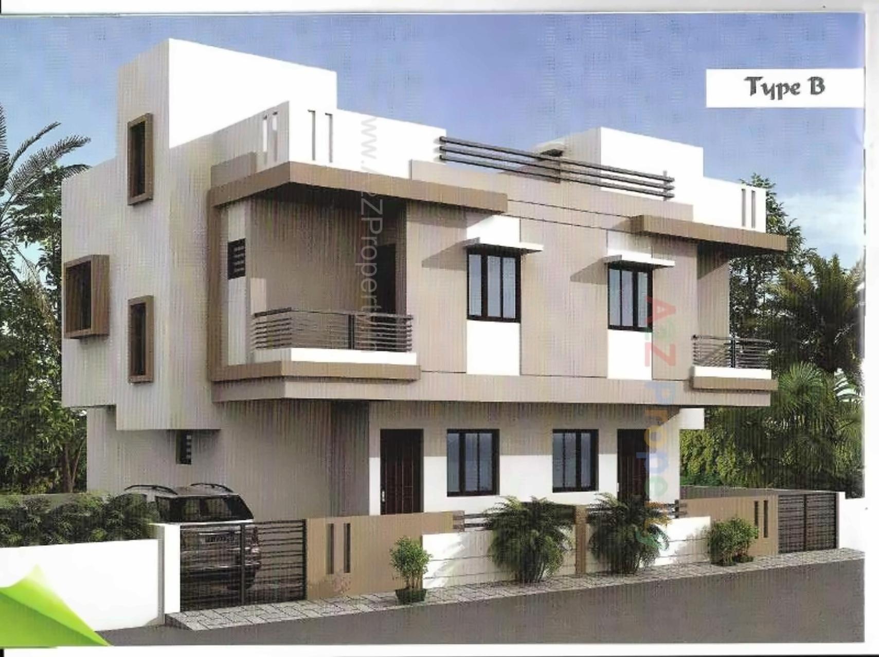 3D Elevation of real estate project Al Marhaba located at Karodiya, Vadodara, Gujarat