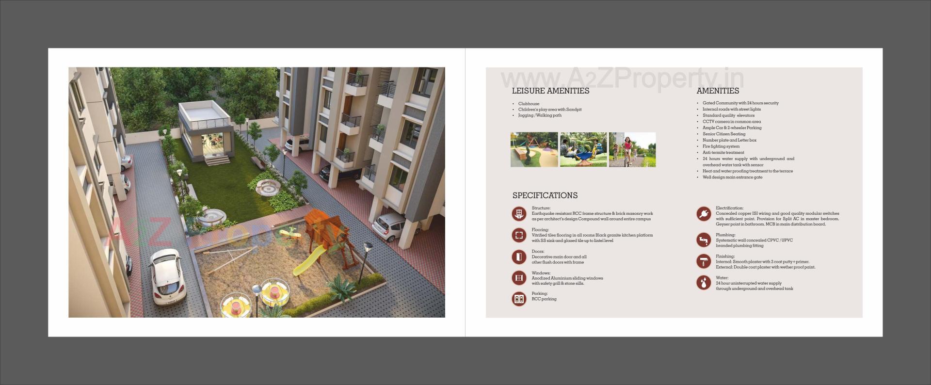  of real estate project Al Minaar Heights located at Tandalja, Vadodara, Gujarat