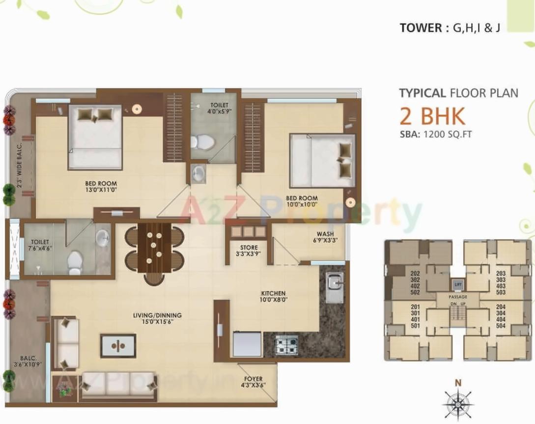 Layout of real estate project Al   Muqaam located at Tandalaja, Vadodara, Gujarat