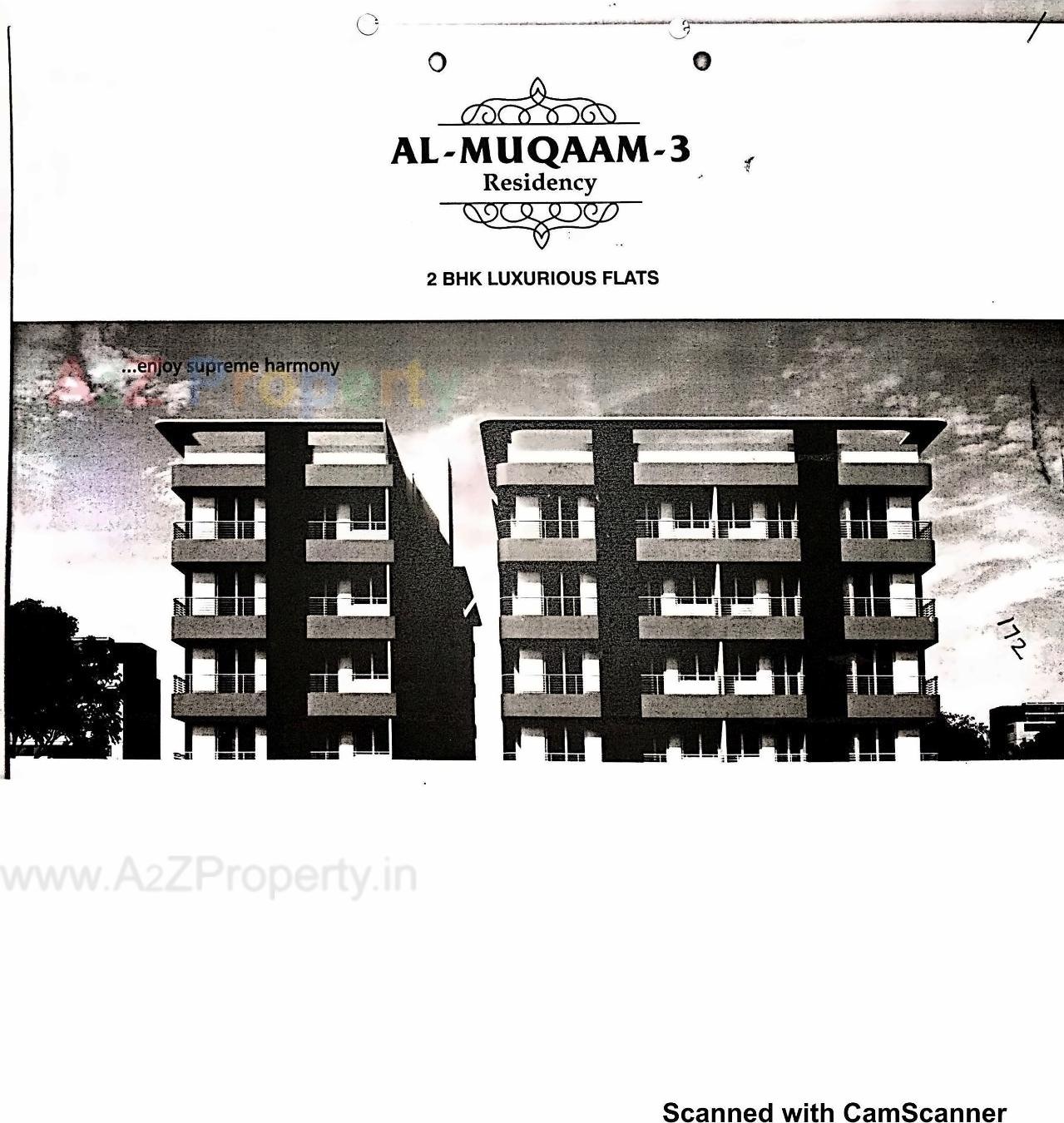 3D Elevation of real estate project Al Muqaam located at Tandalaja, Vadodara, Gujarat