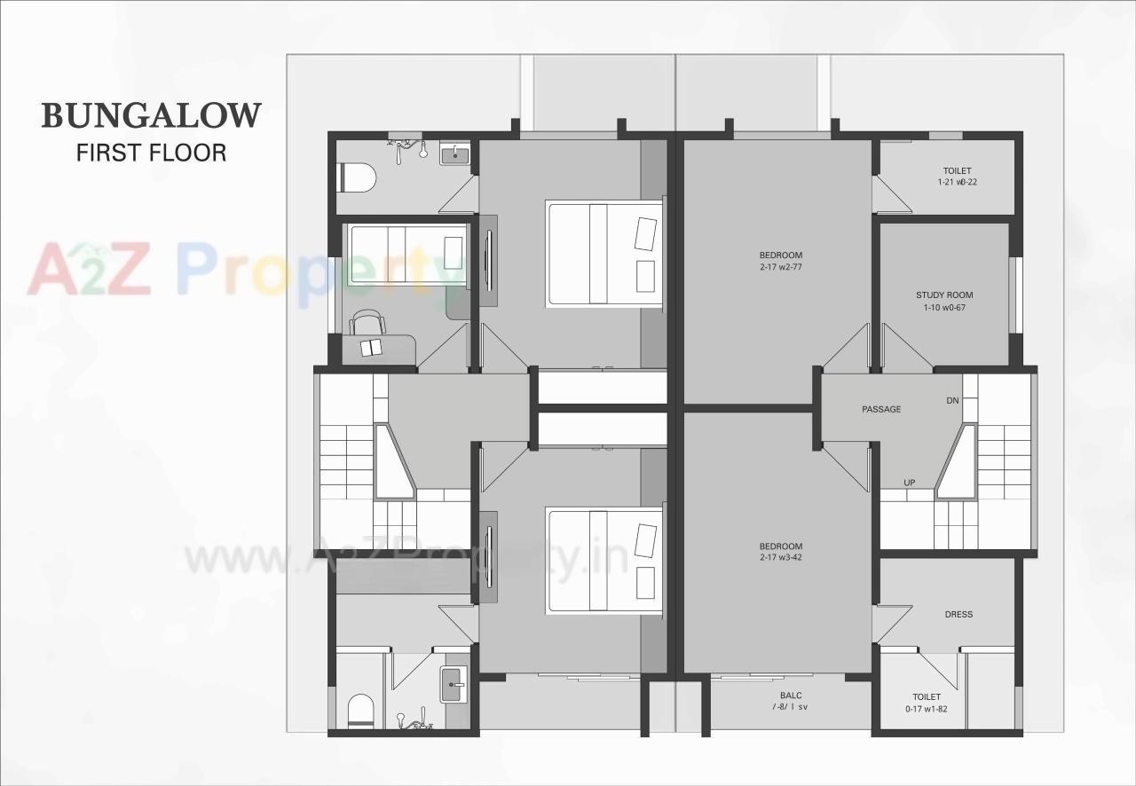 Layout of real estate project Alif Bunglows   Heights located at Gorva, Vadodara, Gujarat