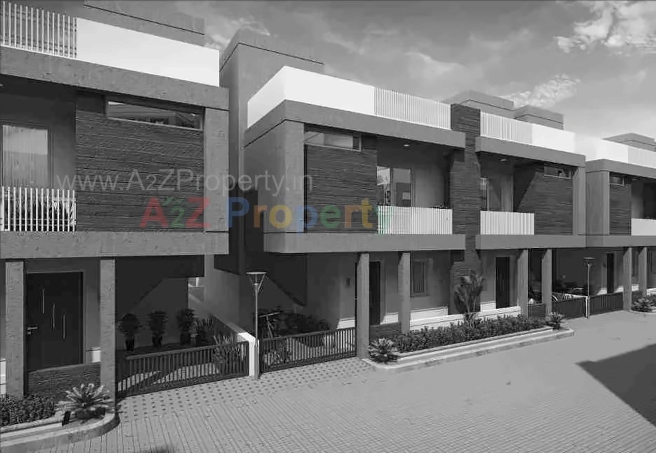 3D Elevation of real estate project Alif Bunglows   Heights located at Gorva, Vadodara, Gujarat