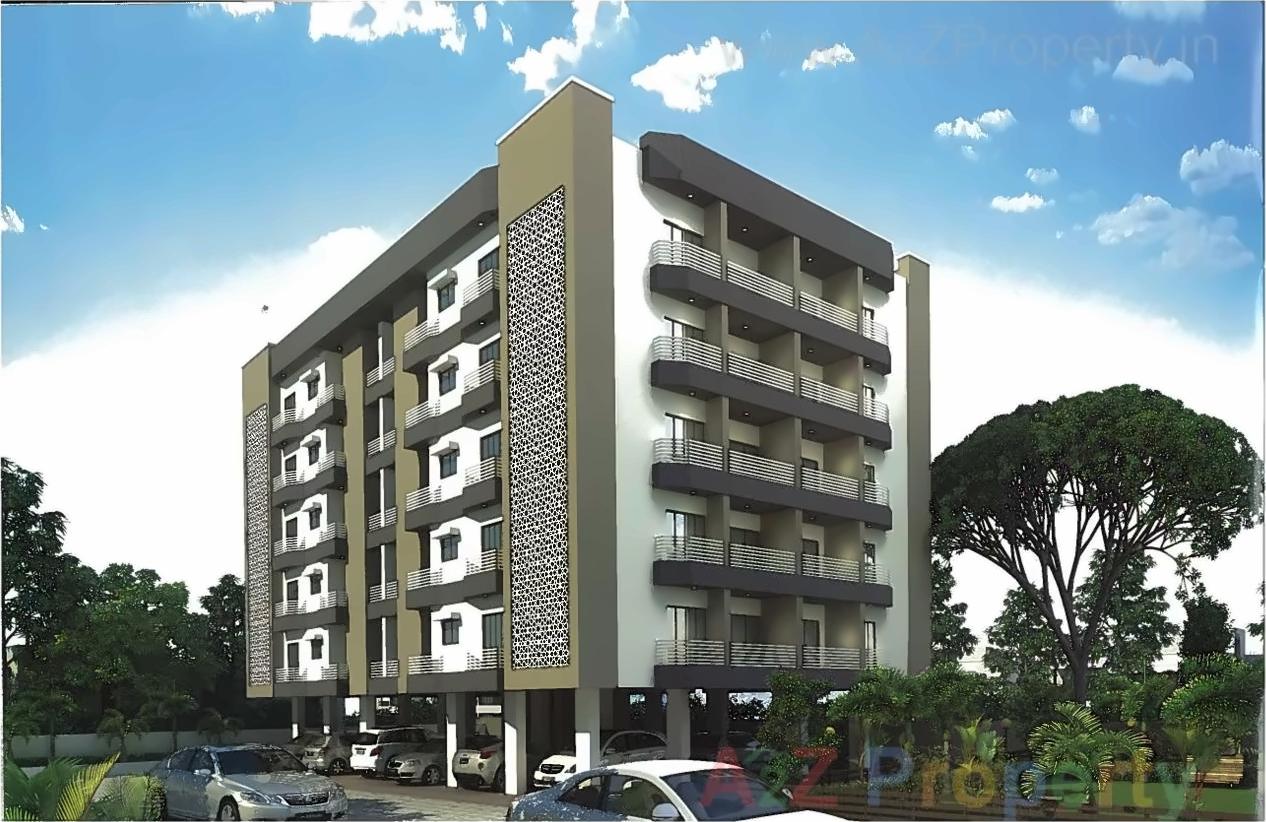 3D Elevation of real estate project Alpine Heights located at Atladara, Vadodara, Gujarat