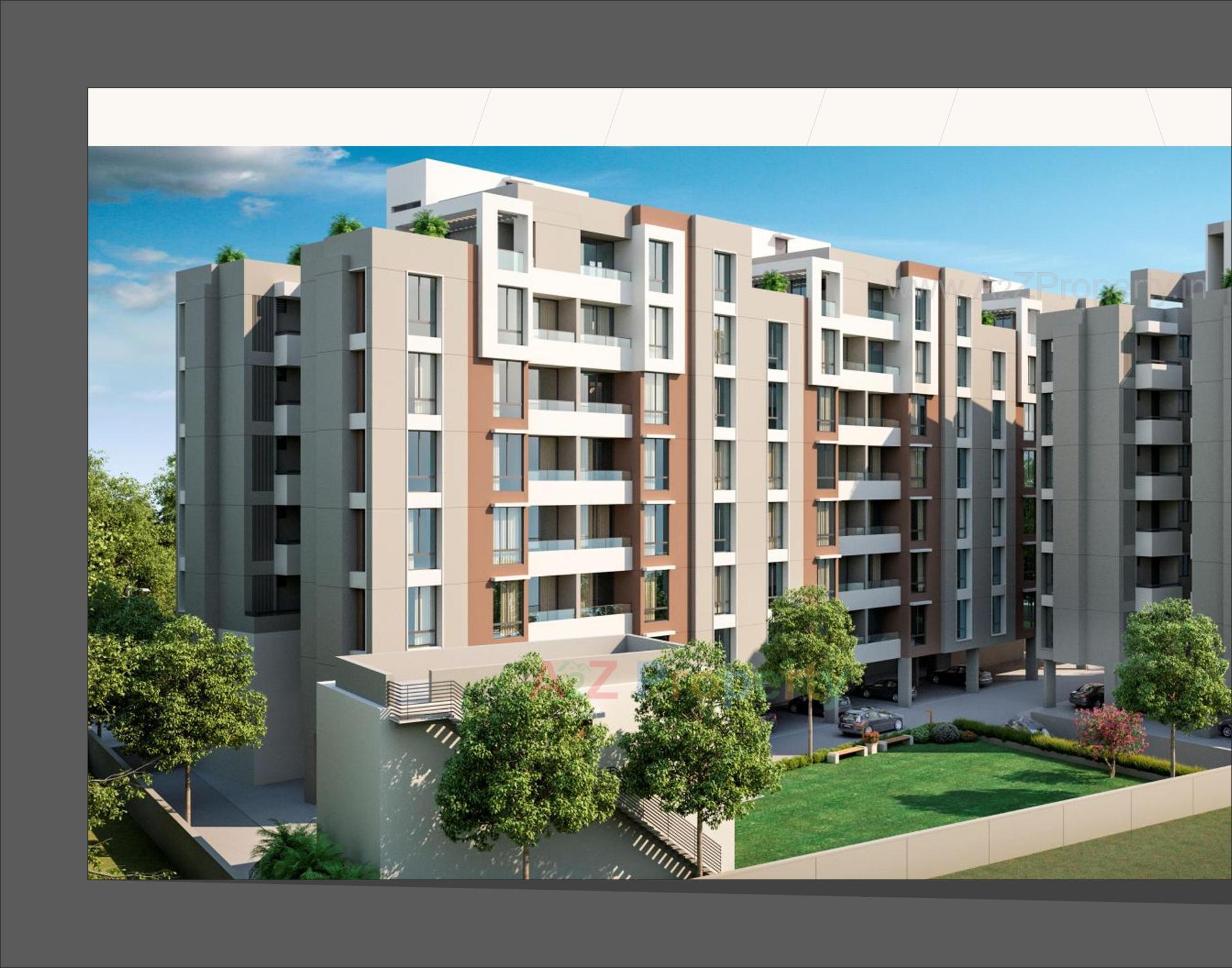 3D Elevation of real estate project Altus located at Sevasi, Vadodara, Gujarat