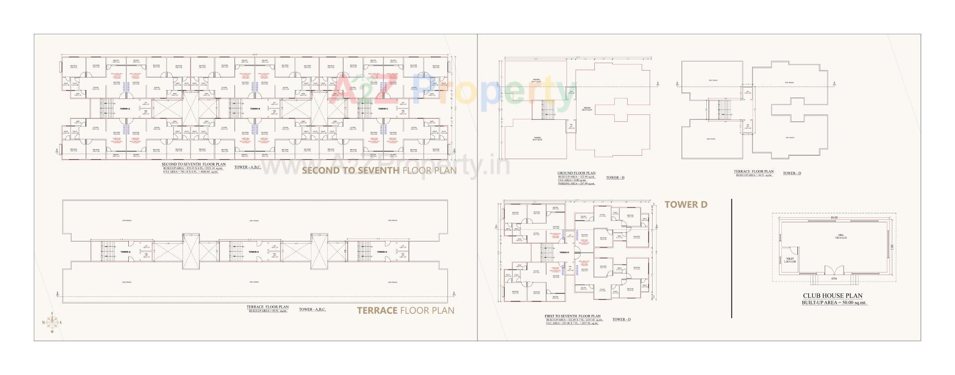 Layout of real estate project Altus located at Sevasi, Vadodara, Gujarat