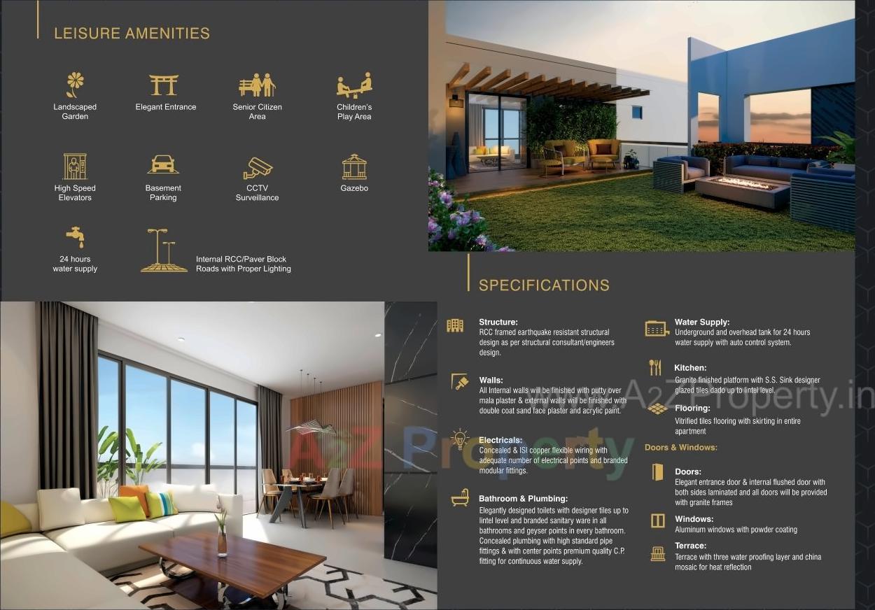 3D Elevation of real estate project Amadius Elite located at Sevasi, Vadodara, Gujarat