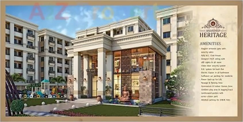 3D Elevation of real estate project Amardeep Heritage located at Vadodara, Vadodara, Gujarat