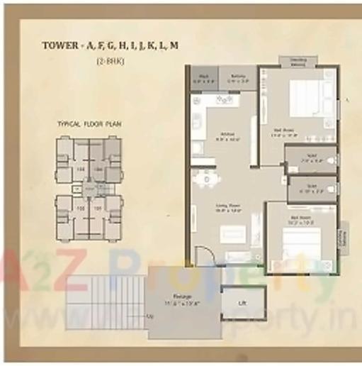 Layout of real estate project Amardeep Heritage located at Vadodara, Vadodara, Gujarat