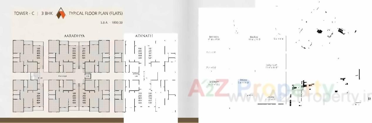 Layout of real estate project Amardeep Homes located at Vadodara, Vadodara, Gujarat