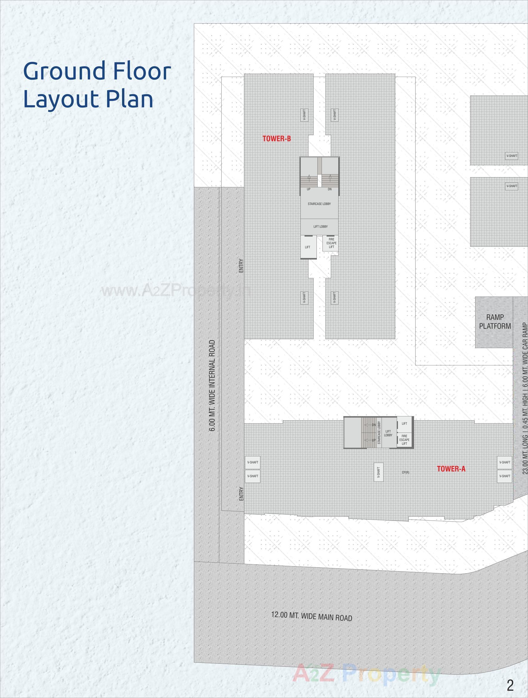 Layout of real estate project Amardeep Infinity located at Harni, Vadodara, Gujarat