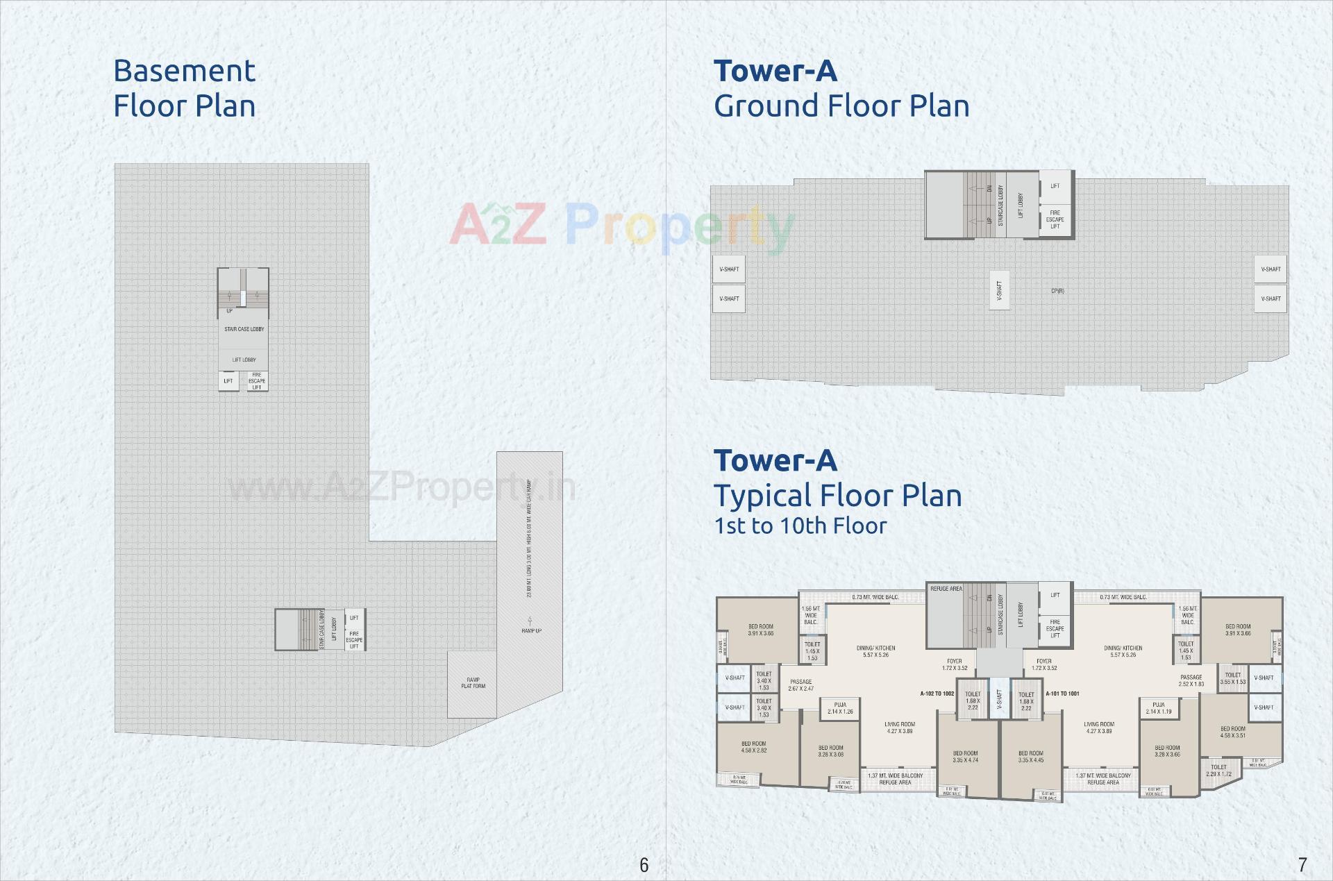Layout of real estate project Amardeep Infinity located at Harni, Vadodara, Gujarat